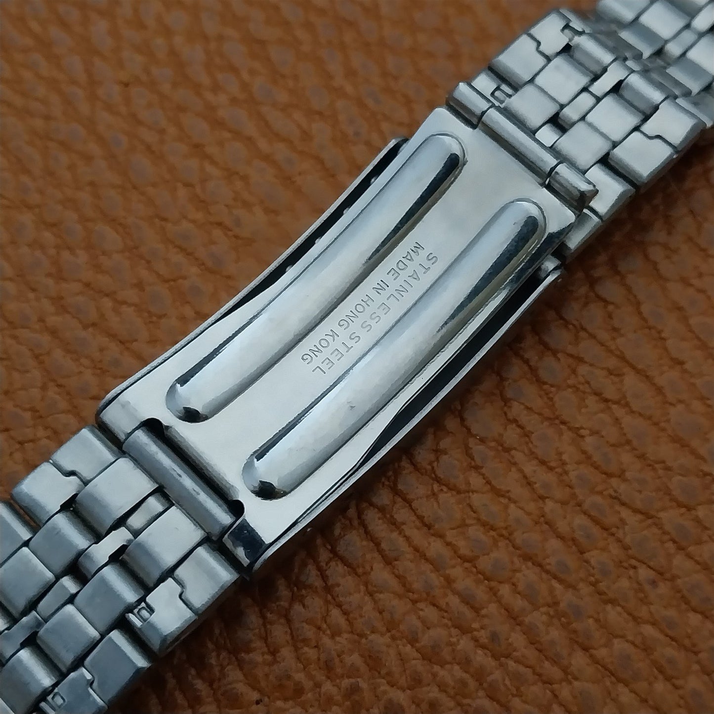 1960s Vintage Accutron Tuning Fork Stainless Steel nos Classic Watch Band