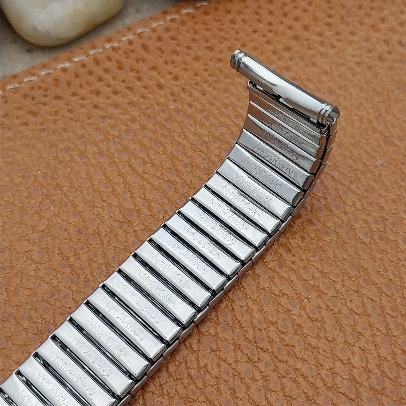 19mm 18mm 17mm Stainless Steel Long Kreisler Stretch Unused NOS 1960s Watch Band