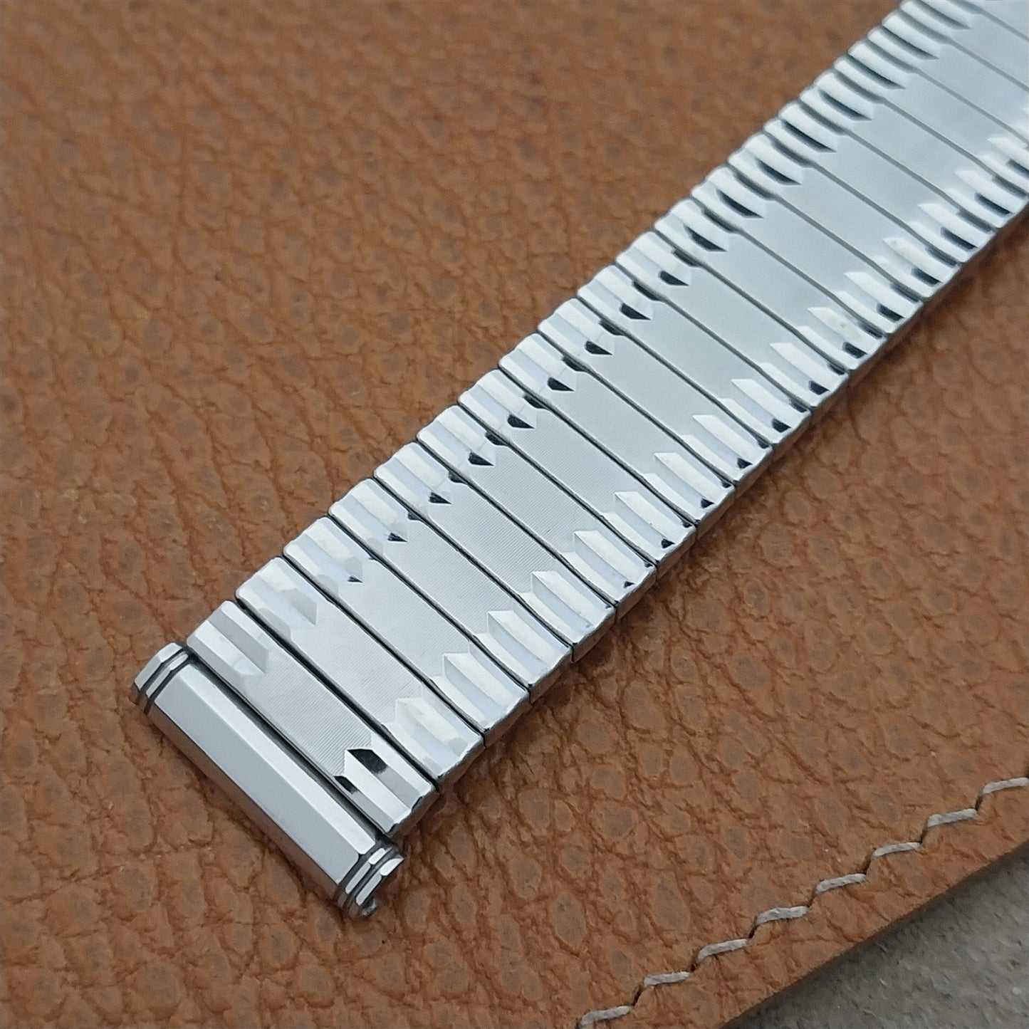 Vintage Kreisler 19mm 18mm 17mm Stainless Steel Stretch 1960s Unused Watch Band