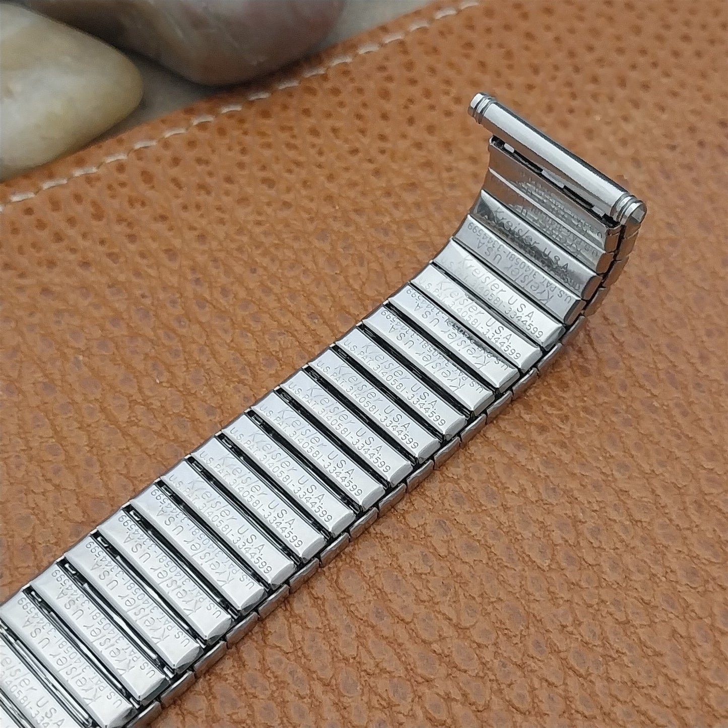 Vintage Kreisler 19mm 18mm 17mm Stainless Steel Stretch 1960s Unused Watch Band