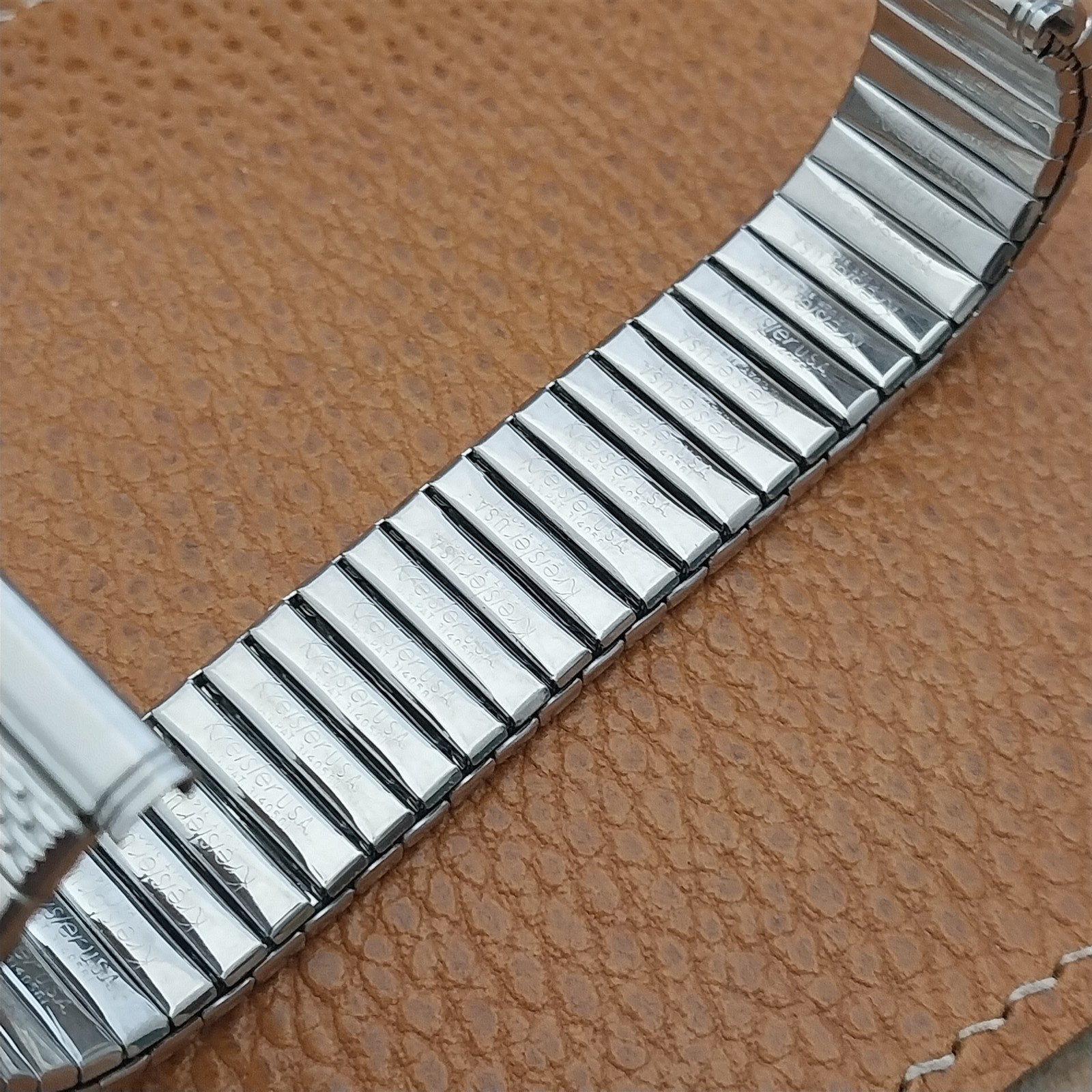 Vintage Kreisler 19mm 18mm 17mm Stainless Steel Classic 1960s Unused Watch Band