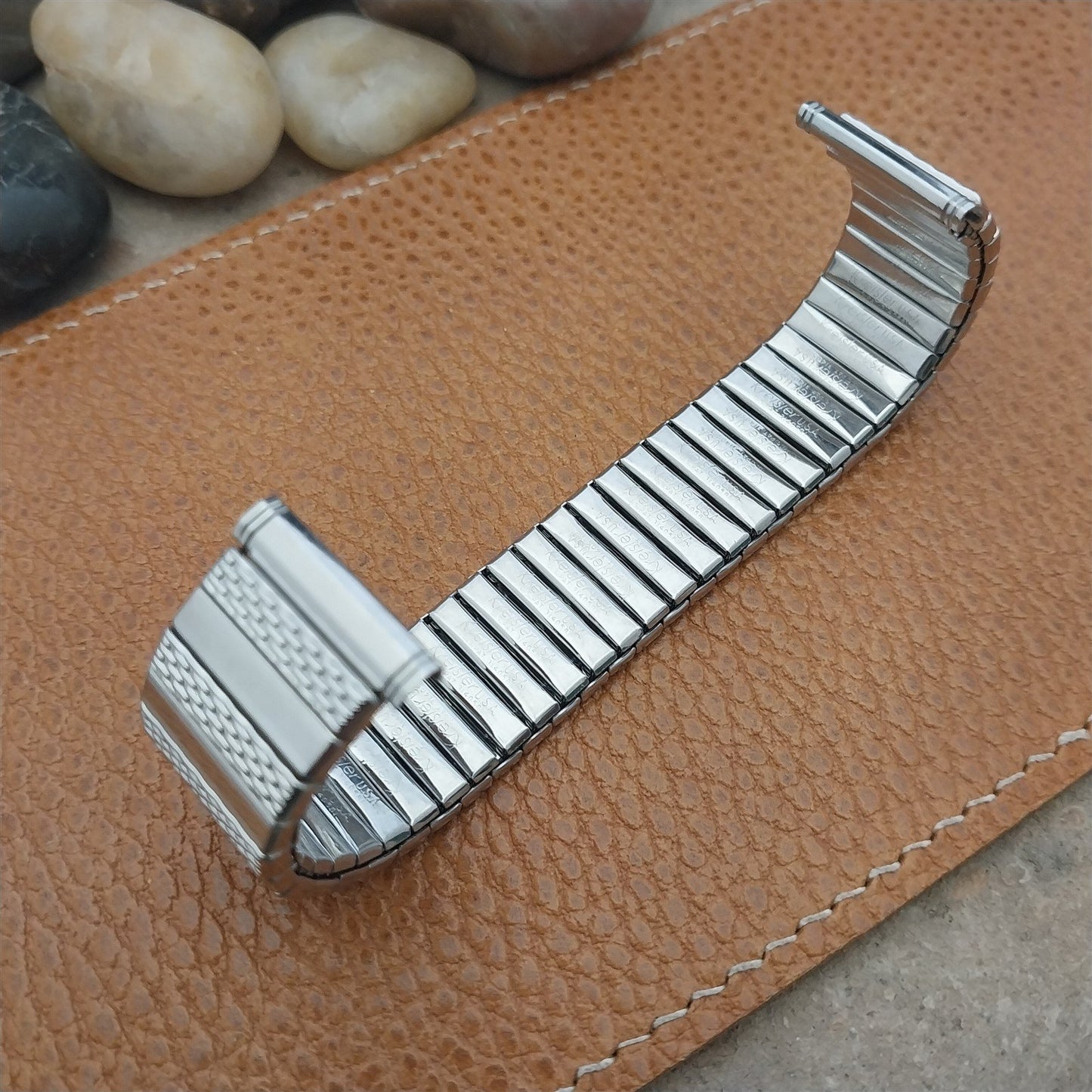 Vintage Kreisler 19mm 18mm 17mm Stainless Steel Classic 1960s Unused Watch Band