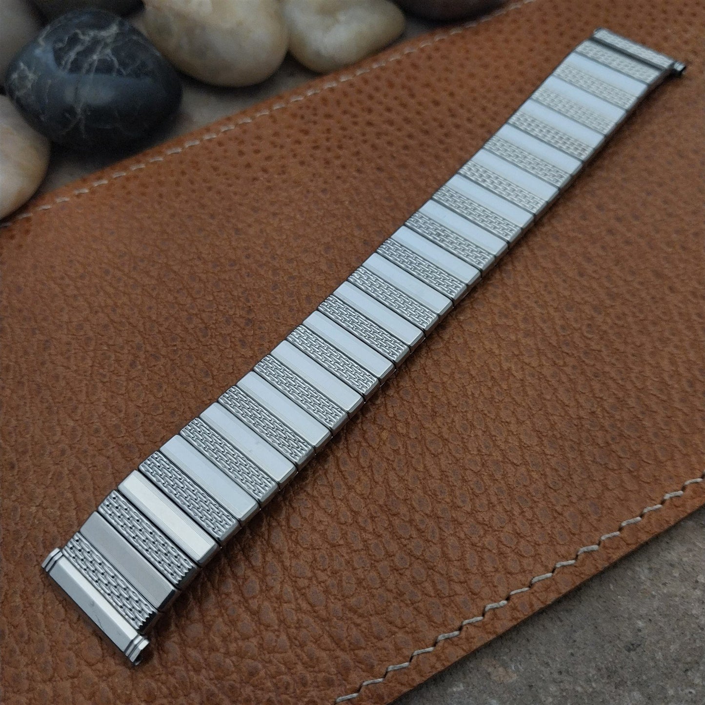 Vintage Kreisler 19mm 18mm 17mm Stainless Steel Classic 1960s Unused Watch Band
