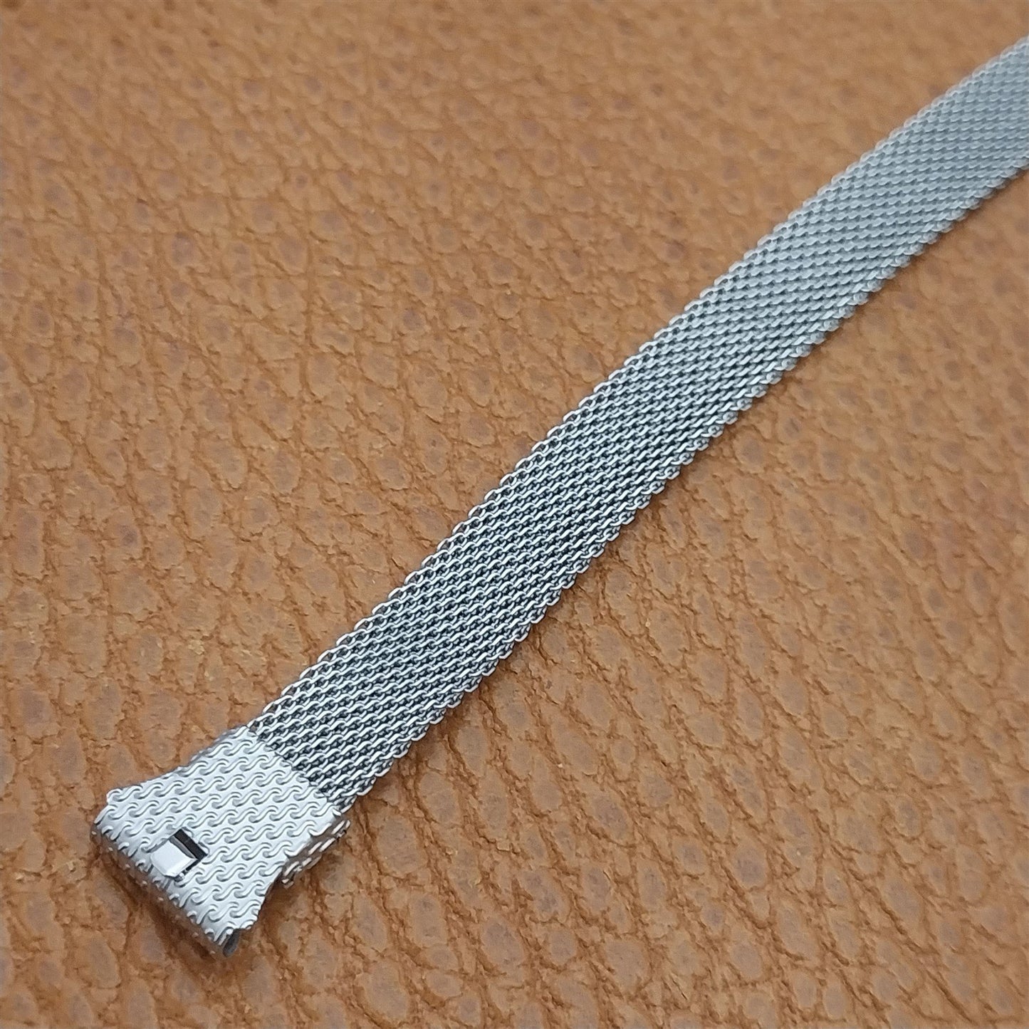 1920s-1930s Chromium Plated Wire-Lug Womens NOS Unused Art Deco Watch Bracelet