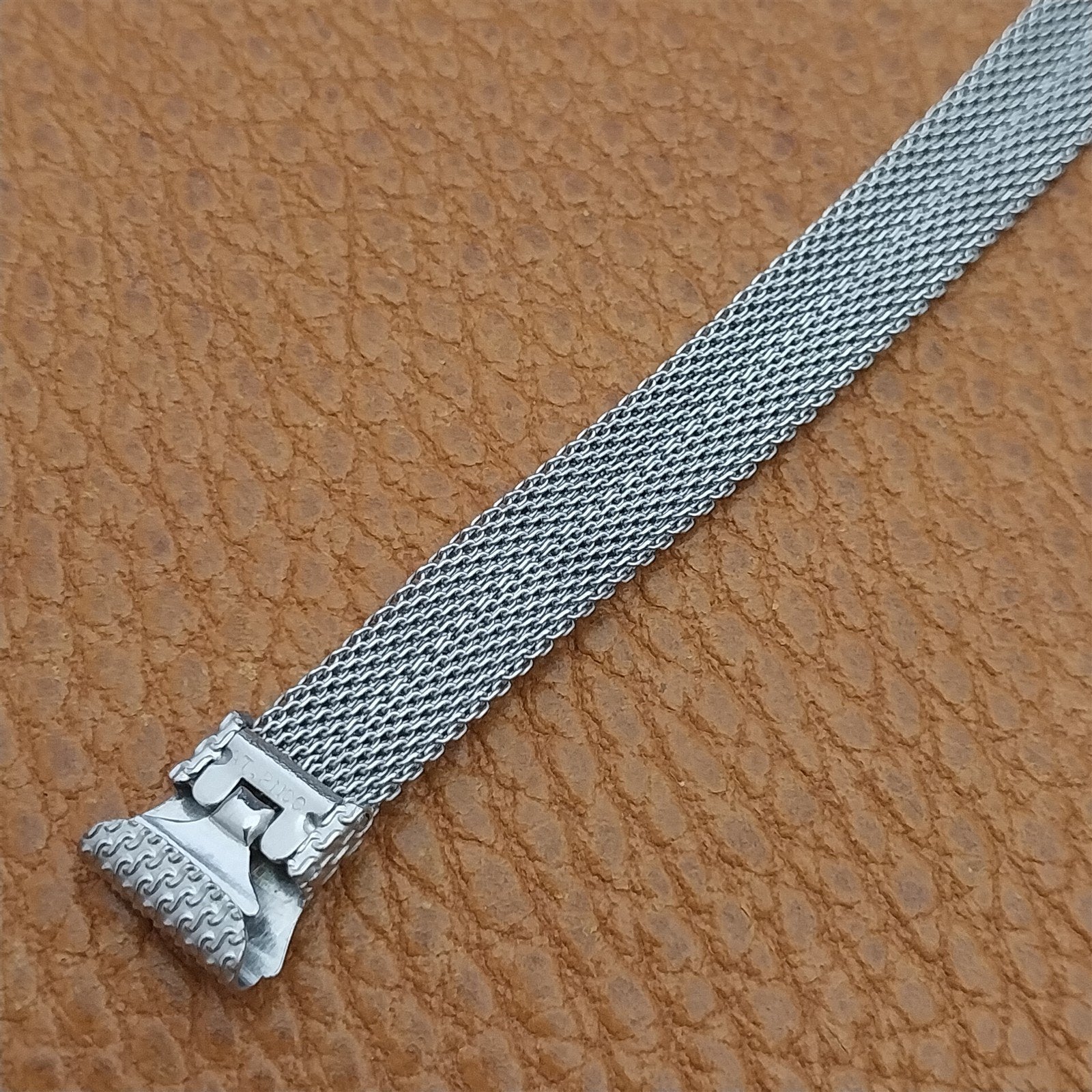 1920s-1930s Chromium Plated Wire-Lug Womens NOS Unused Art Deco Watch Bracelet