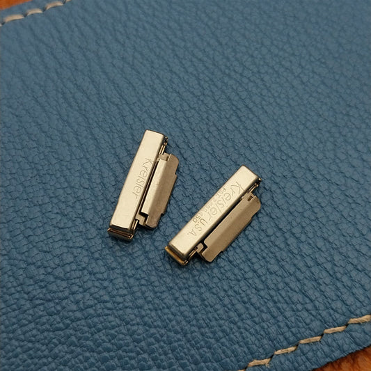 2 Kreisler DuraFlex Yellow Gold Fill Unused LINKS add 1/4" to Vintage Watch Band