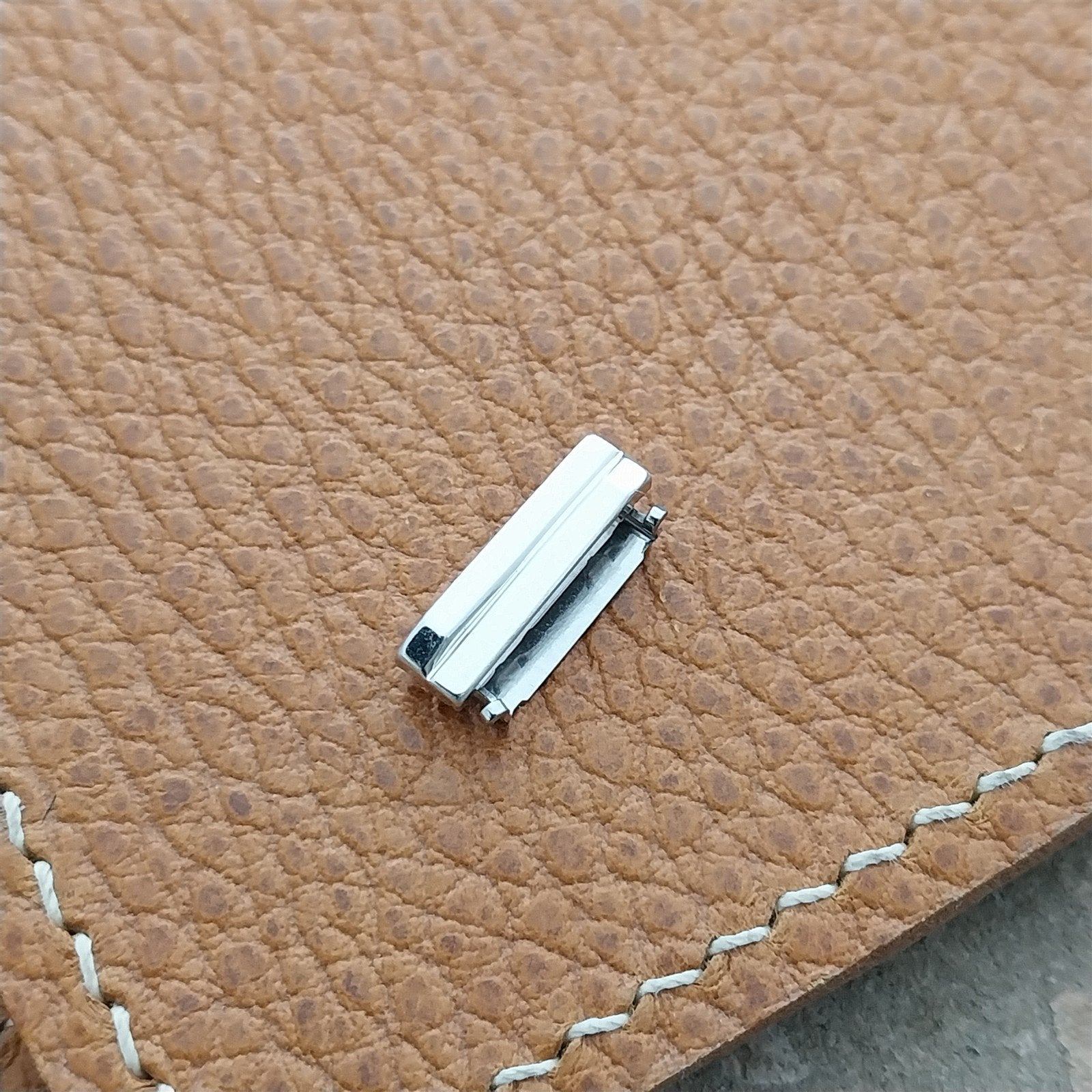 1 Kreisler White Gold Filled Unused LINK add 4mm to Vintage Watch Band