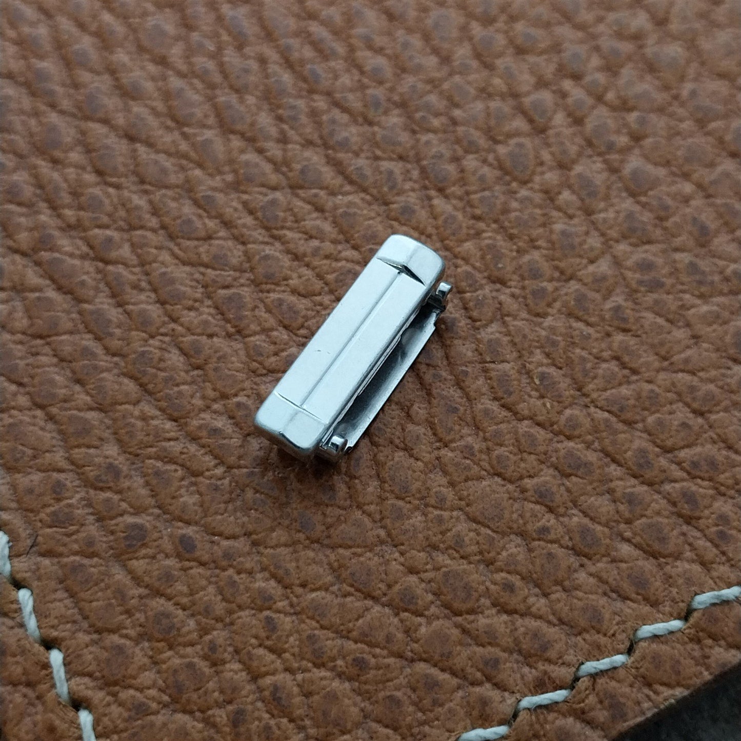 1 Kreisler White Gold Filled Unused LINK add 4mm to Vintage Watch Band