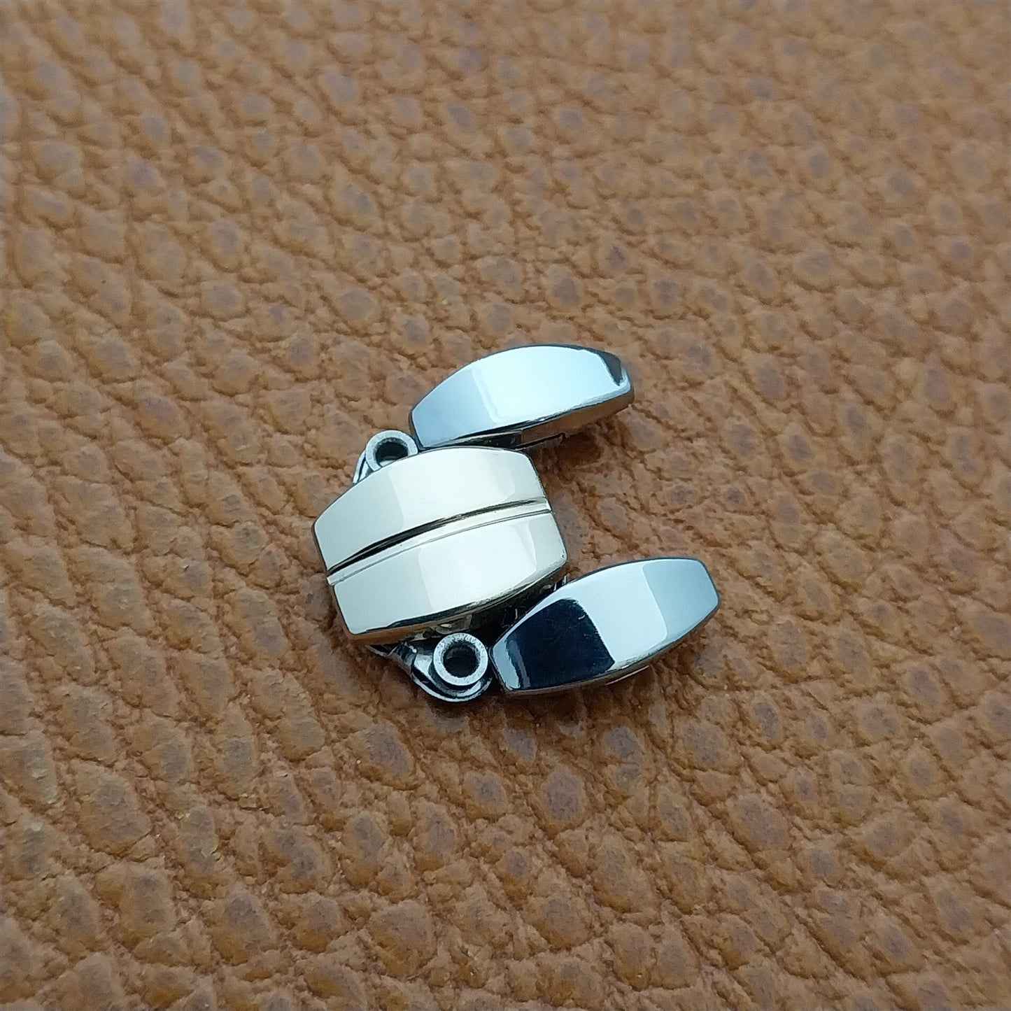 Apex Quadra-Flex Stainless Steel & Gold-Filled Unused LINK for 1950s Watch Band