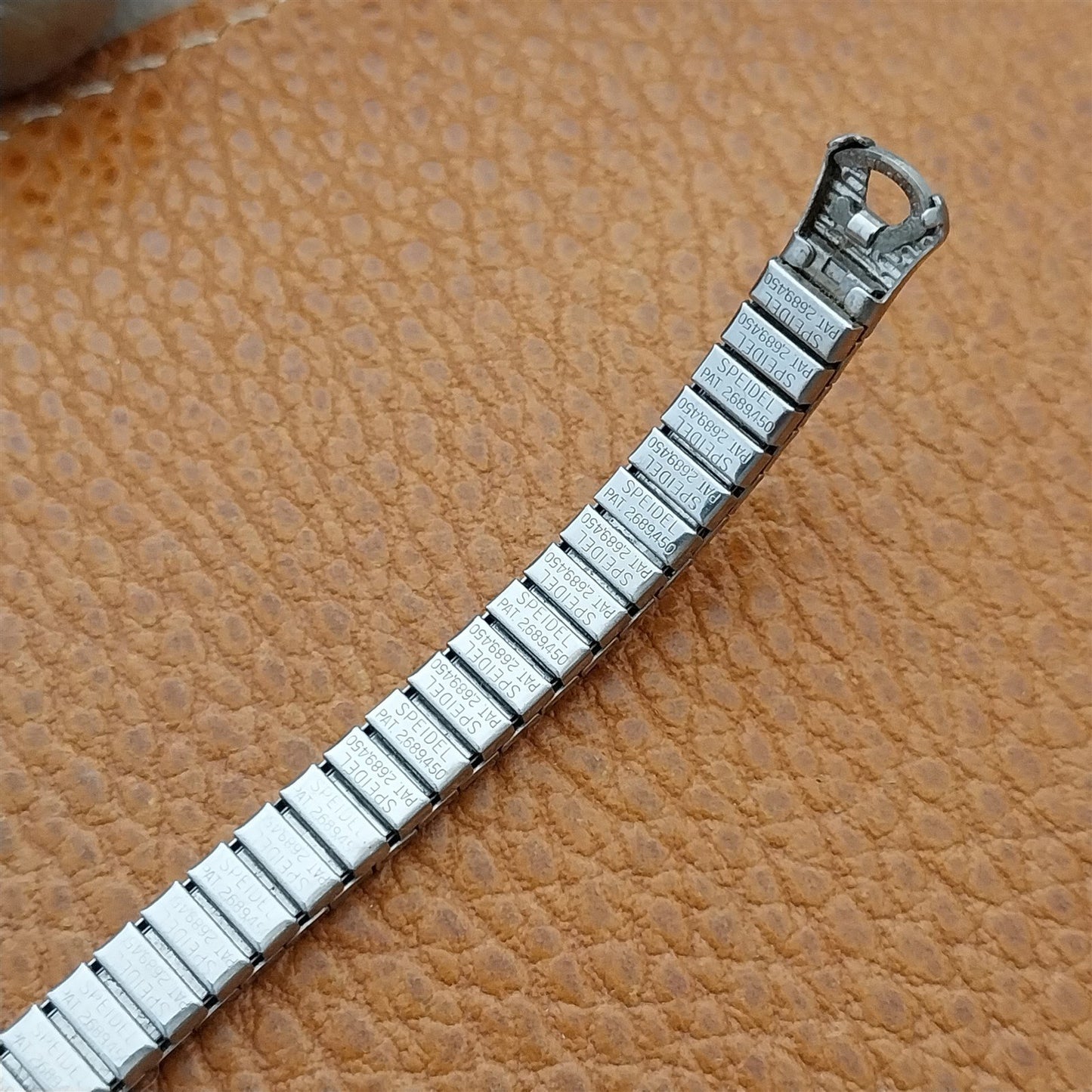 1970s Vintage Ladies 10k White Gold-Filled Speidel Unused Cocktail Watch Band