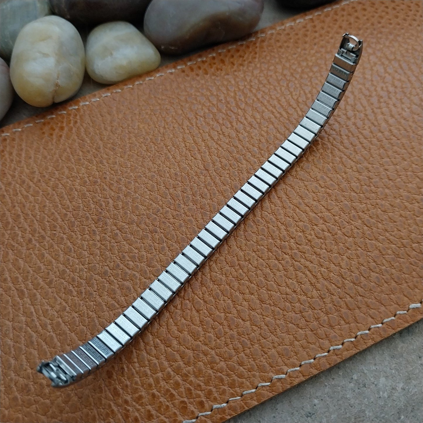 Vintage 1964 Ladies 10k White Gold-Filled Speidel Unused Cocktail Watch Band