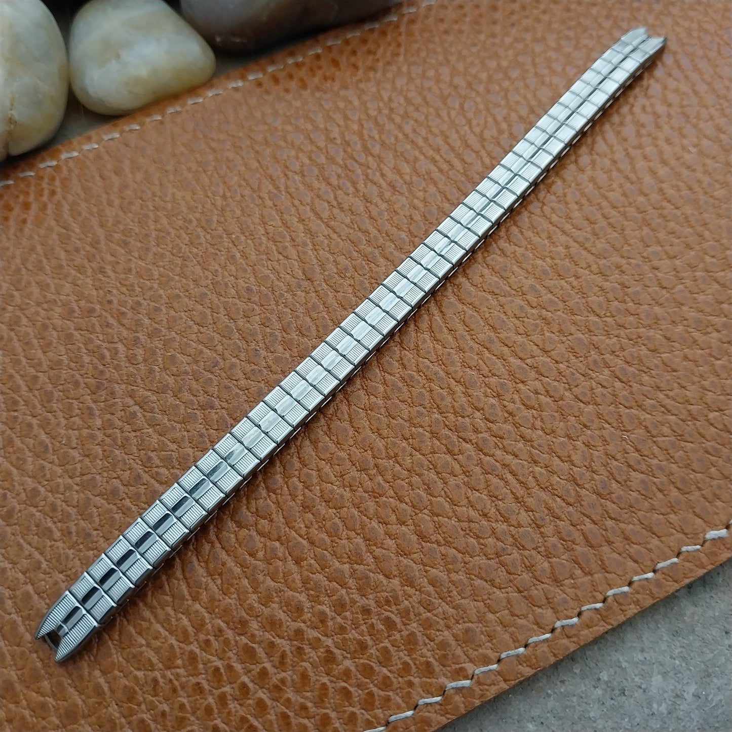 Vintage 1964 Ladies 10k White Gold-Filled Speidel Unused Cocktail Watch Band