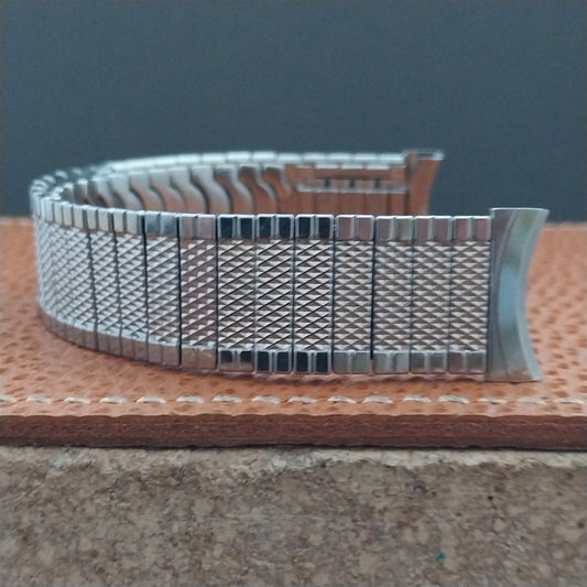 17mm 18mm 19mm Stainless Steel Wide Classic Stretch Gemex 1950s Watch Band