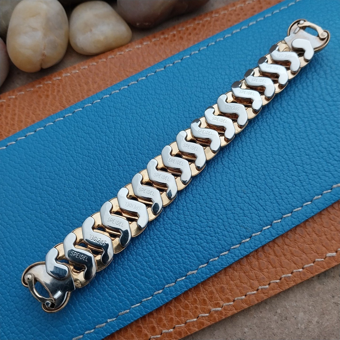 MCM Gold-Filled Speidel Wide Classic Stretch Unused Vintage Cocktail Watch Band