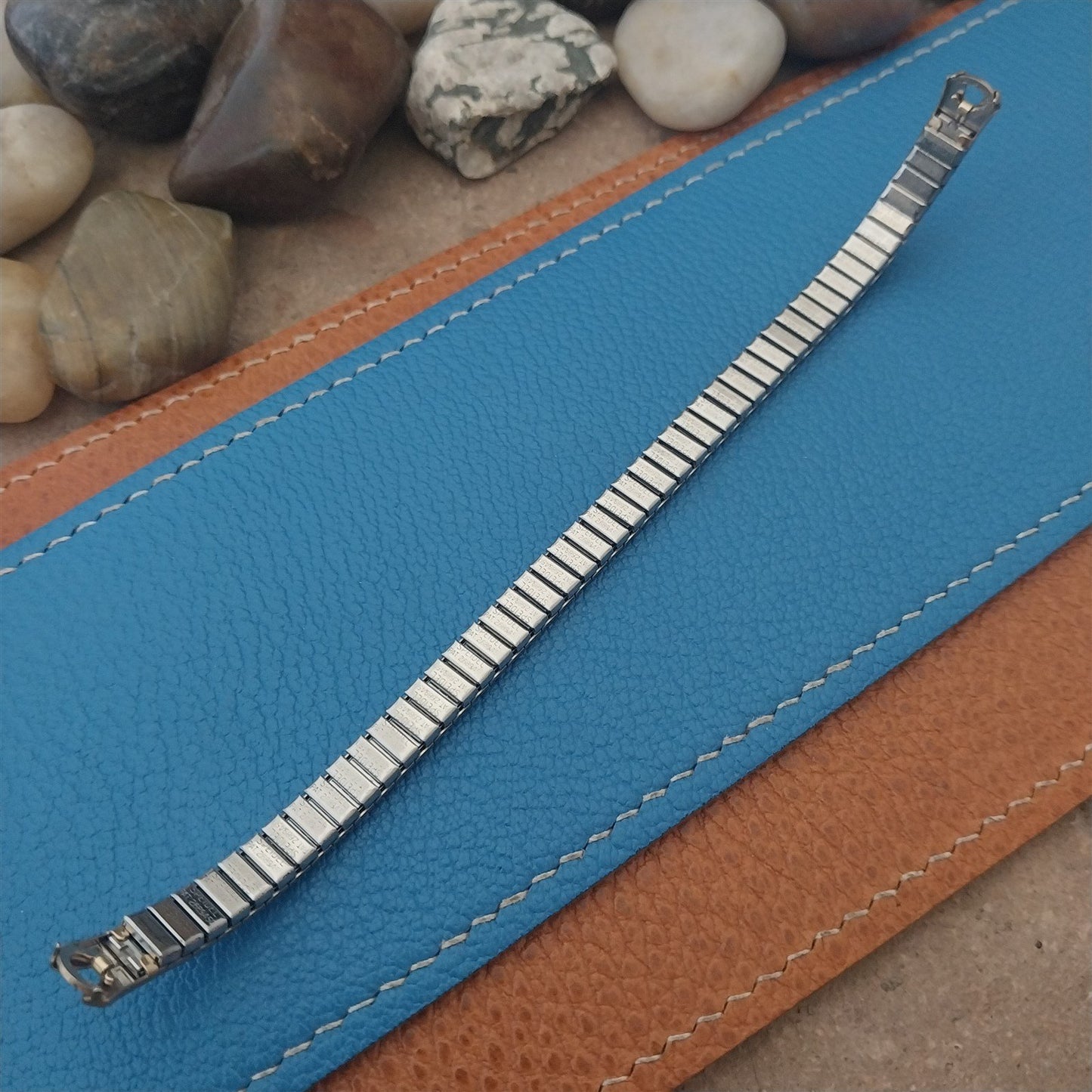 Long Gold-Fill Speidel Ladies Classic Stretch Unused Vintage Cocktail Watch Band