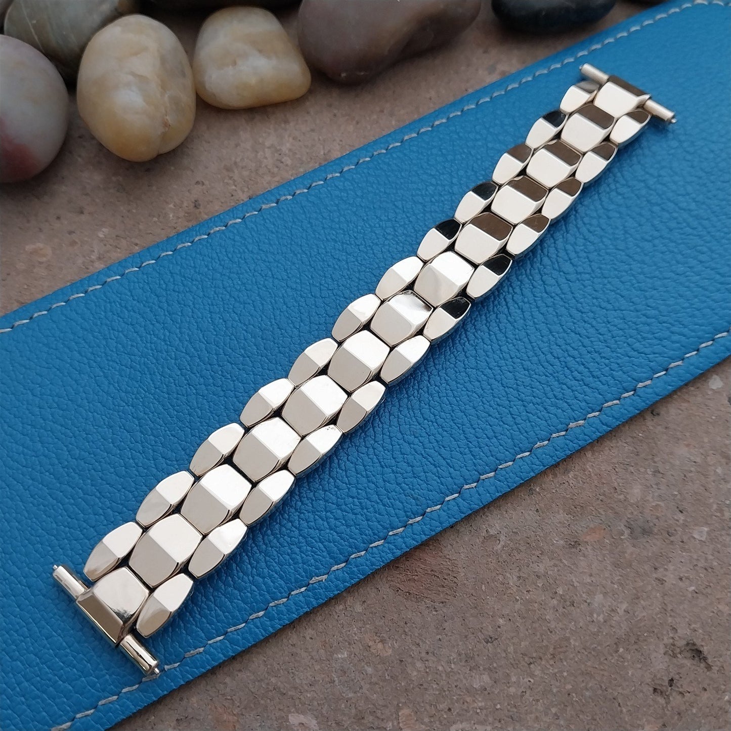 19mm 18mm 17mm Apex Quadra-Flex 12kt Gold-Filled 1950s Unused Vintage Watch Band