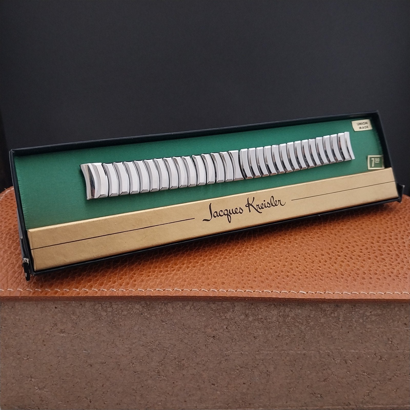 Vintage 5/8" Kreisler Stainless Steel Unused MCM Classic 1950s Watch Band
