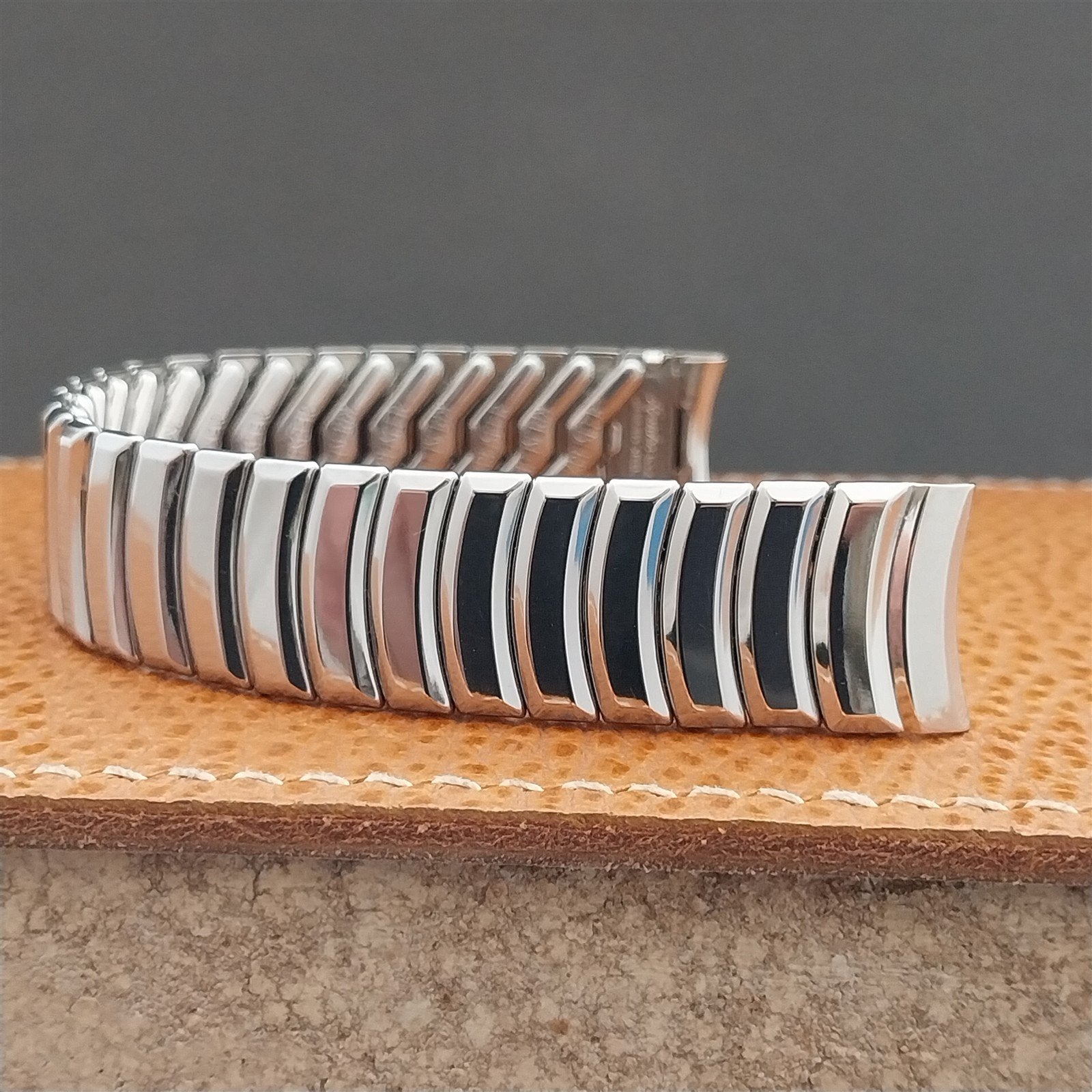 Vintage 5/8" Kreisler Stainless Steel Unused MCM Classic 1950s Watch Band