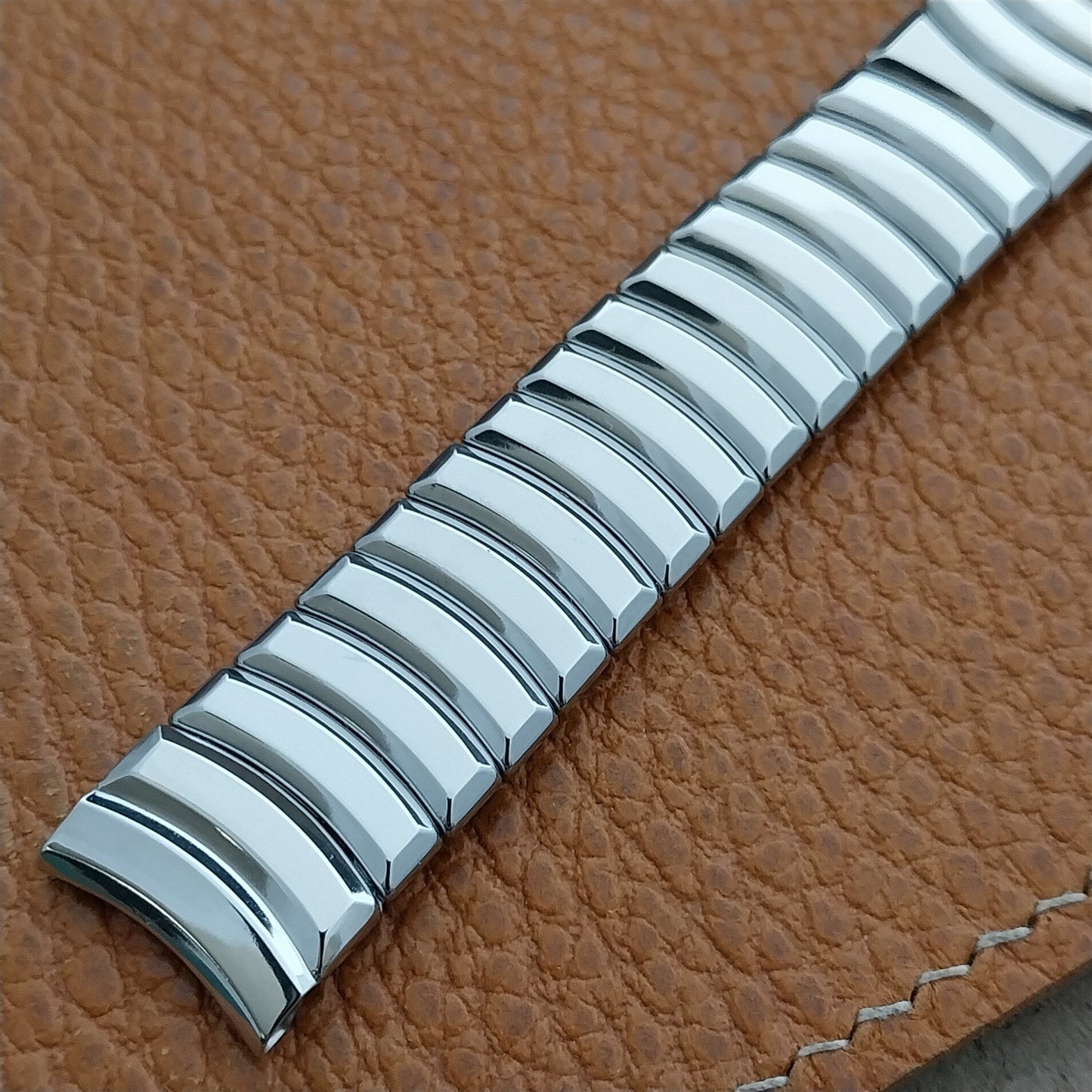 Vintage 5/8" Kreisler Stainless Steel Unused MCM Classic 1950s Watch Band
