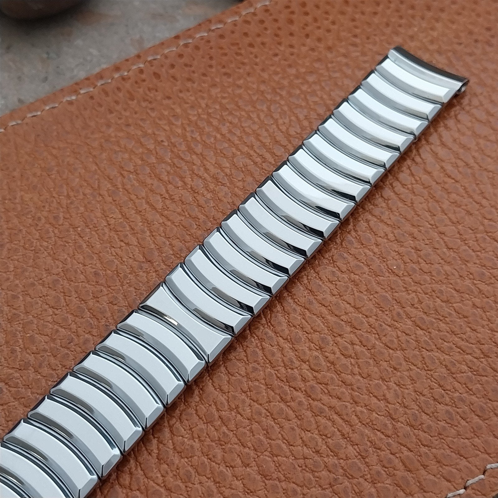 Vintage 5/8" Kreisler Stainless Steel Unused MCM Classic 1950s Watch Band