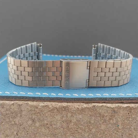 Vintage Casio Japan B-466N 18mm Yellow Gold Plated Classic NOS Unused Watch Band