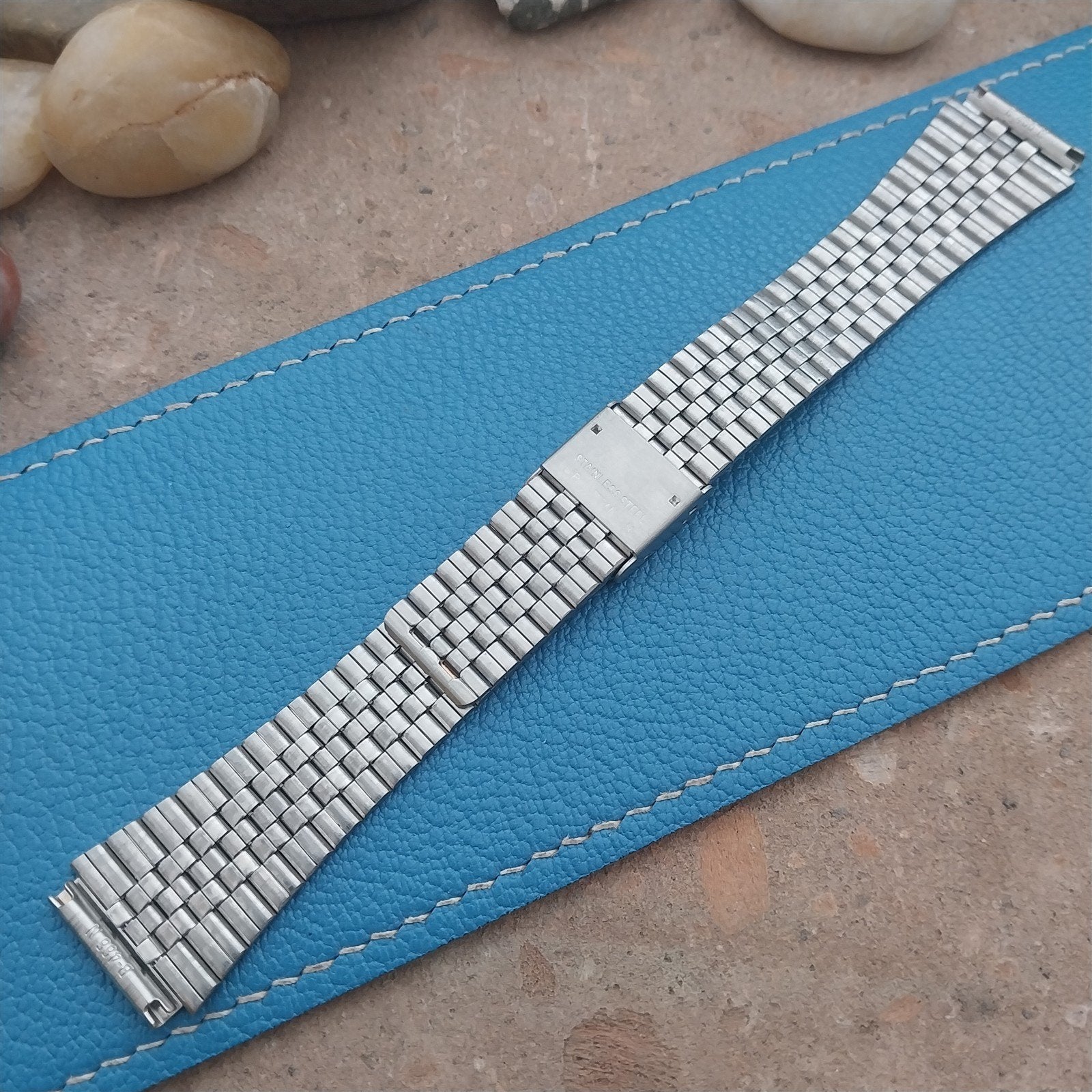 Vintage Casio Japan B-466N 18mm Yellow Gold Plated Classic NOS Unused Watch Band