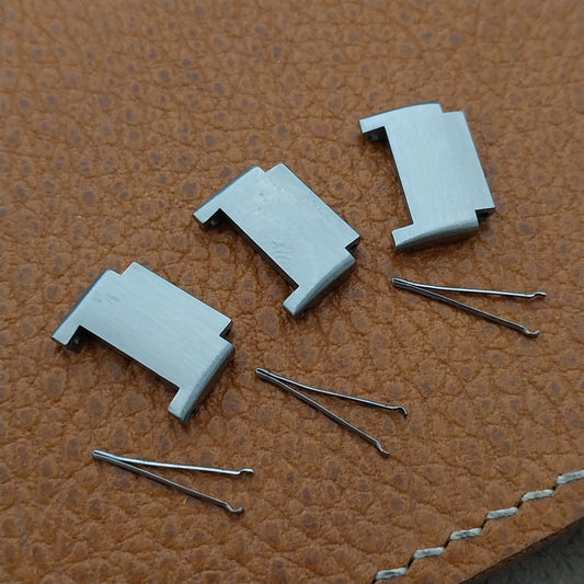 3 Vintage Pulsar P3 P4 Date Command Solid Stainless Steel NOS Watch Band Links