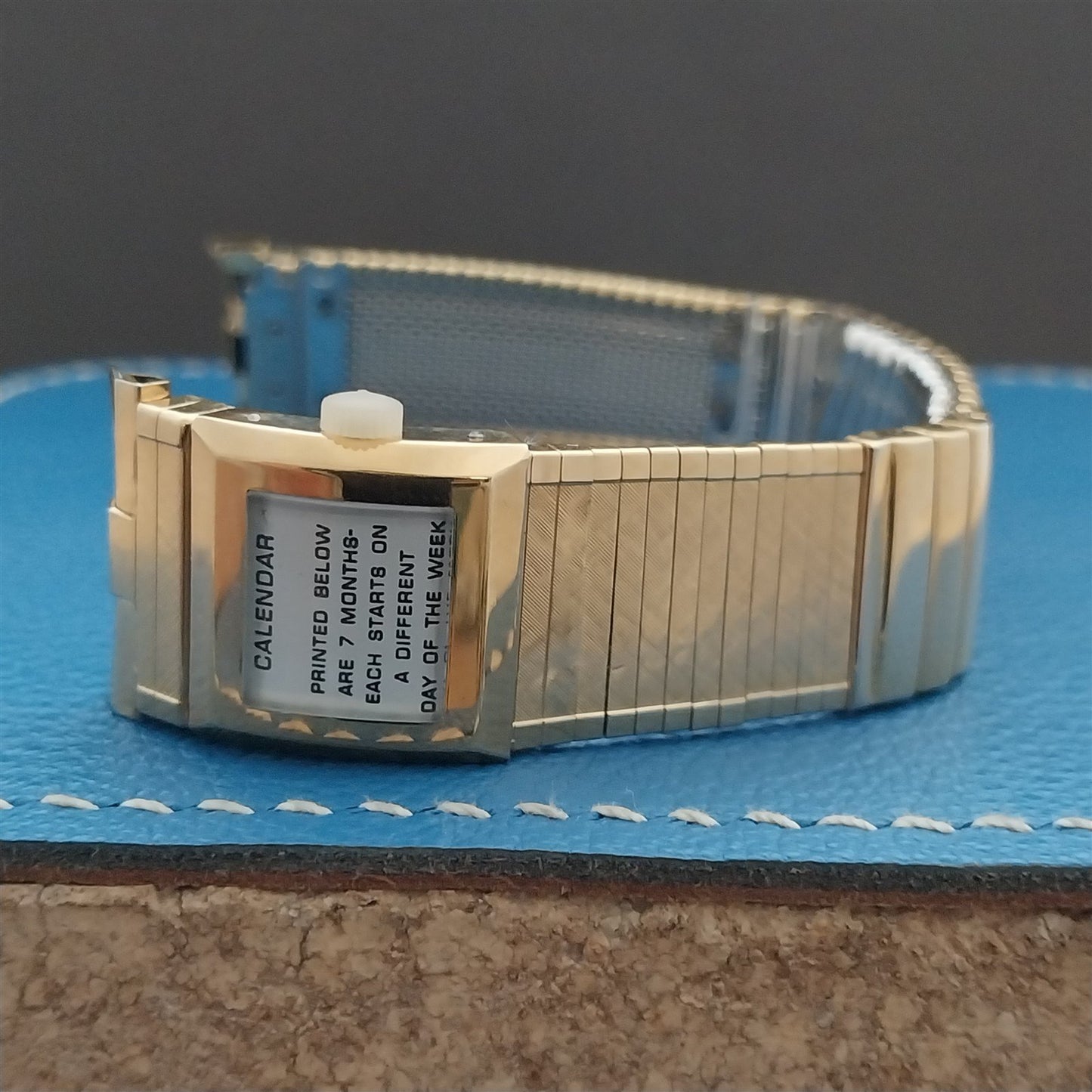 19mm 18mm 17mm Vintage JB Champion Gold-Fill Calendar Unused 1960s Watch Band