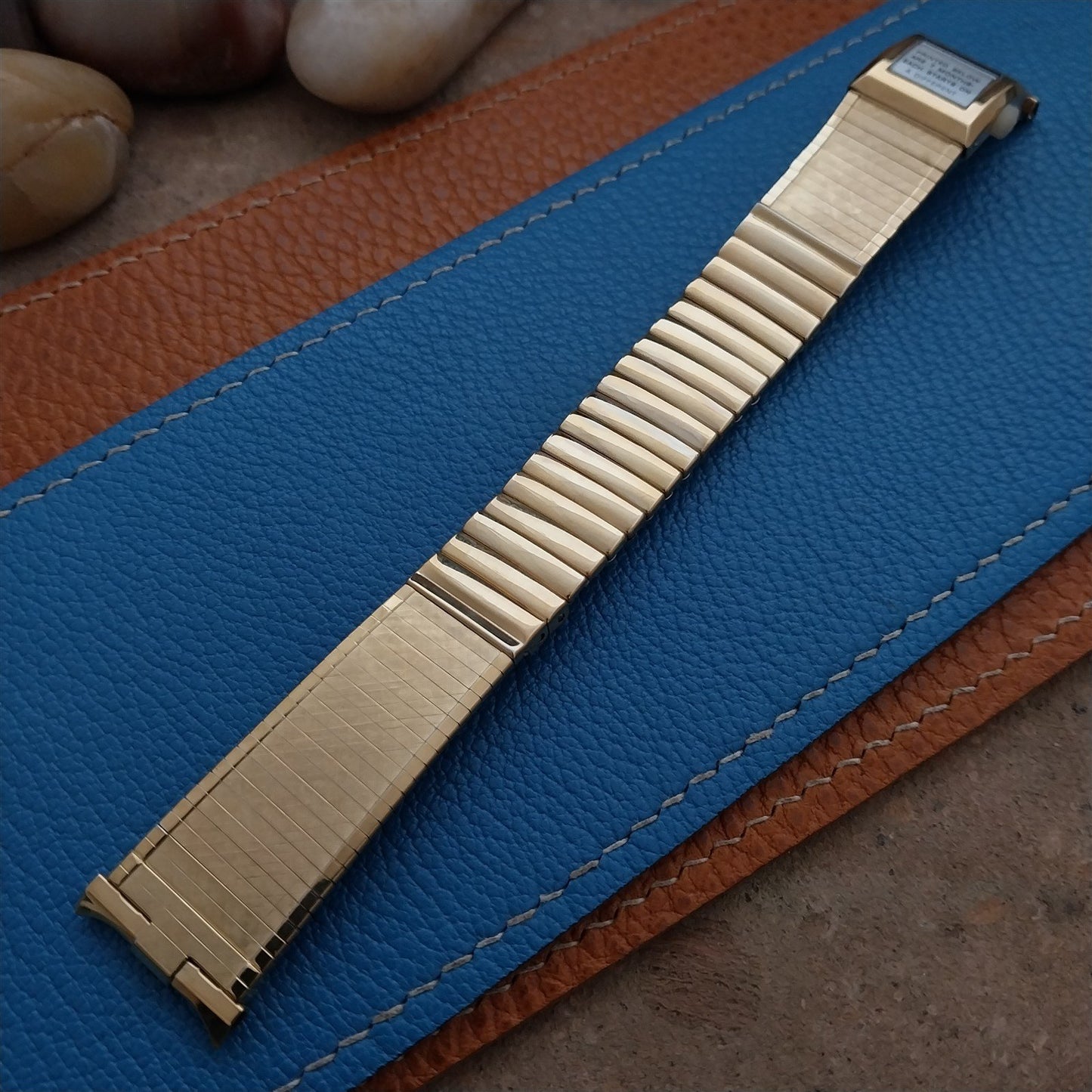 19mm 18mm 17mm Vintage JB Champion Gold-Fill Calendar Unused 1960s Watch Band