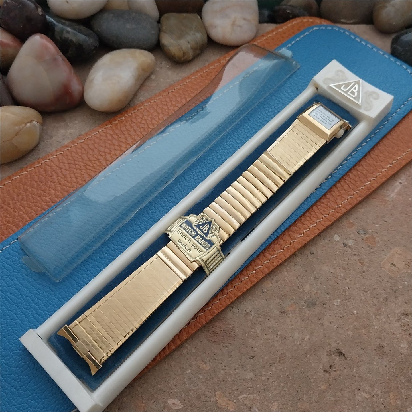 19mm 18mm 17mm Vintage JB Champion Gold-Fill Calendar Unused 1960s Watch Band