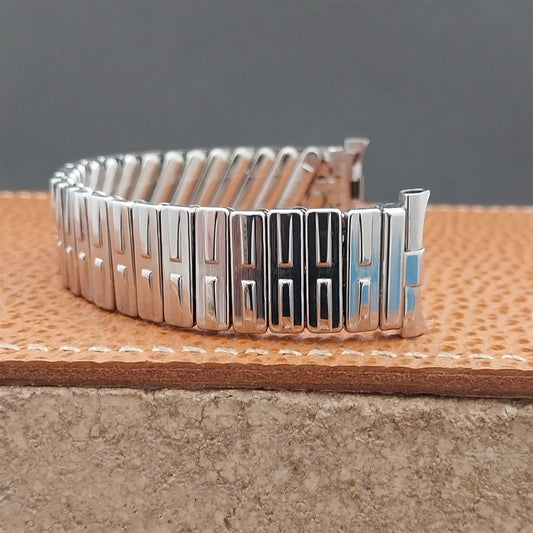 19mm 18mm 17mm JB Champion Stainless Steel Stretch NOS Unused 1960s Watch Band