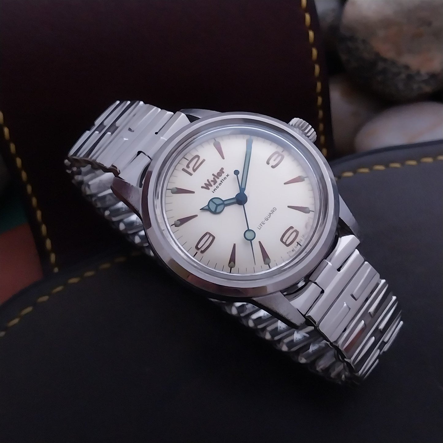 19mm 18mm 17mm JB Champion Stainless Steel Stretch NOS Unused 1960s Watch Band