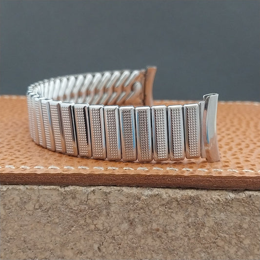 16mm 18mm 19mm Hadley Stainless Steel Expansion Unused 1960s Vintage Watch Band