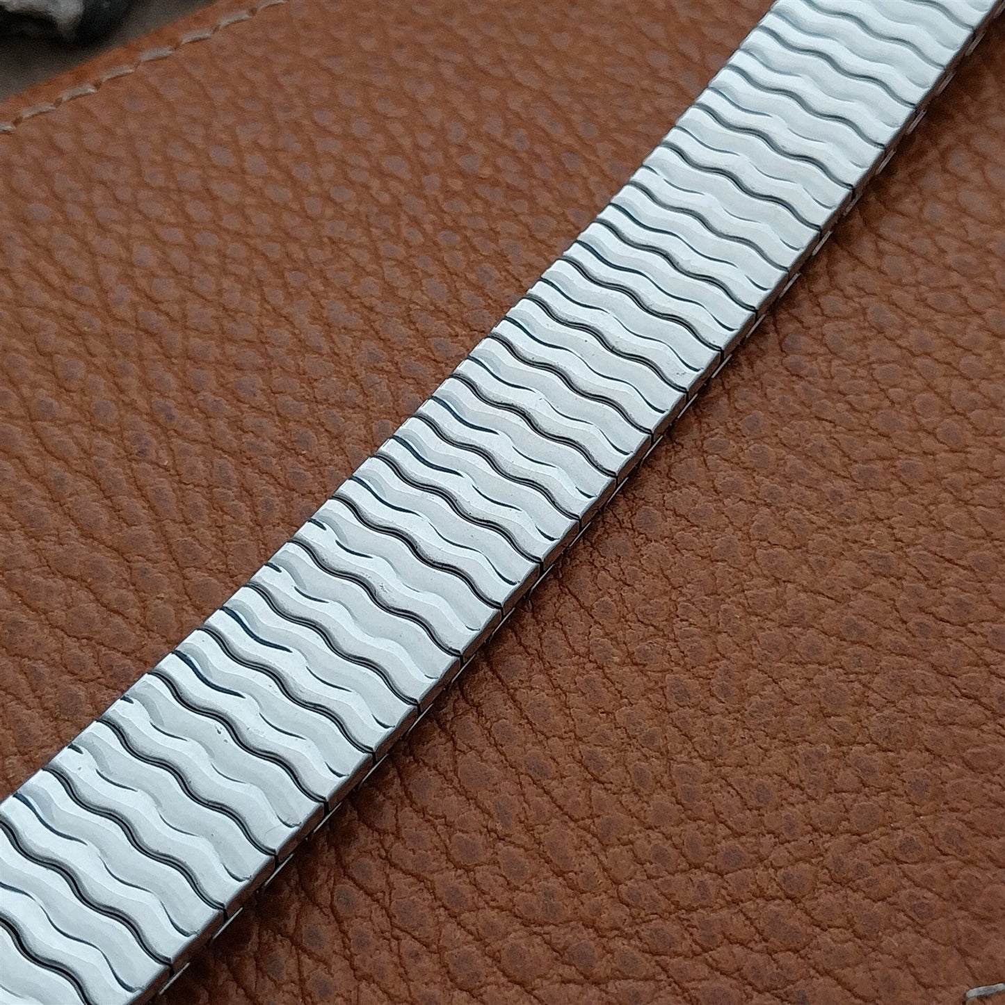 Speidel Riptide 16mm 18mm 19mm 1970s Stainless Steel Expansion Unused Watch Band