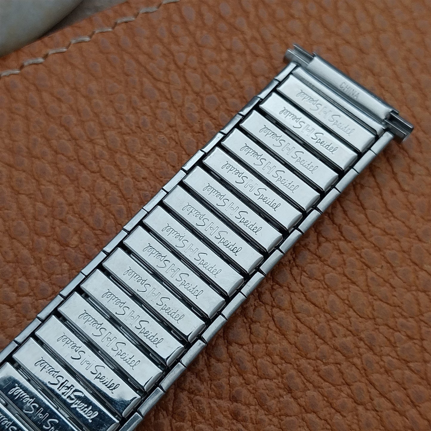 19mm 18mm 17mm Speidel Matte Stainless Steel Classic Stretch Unused Watch Band