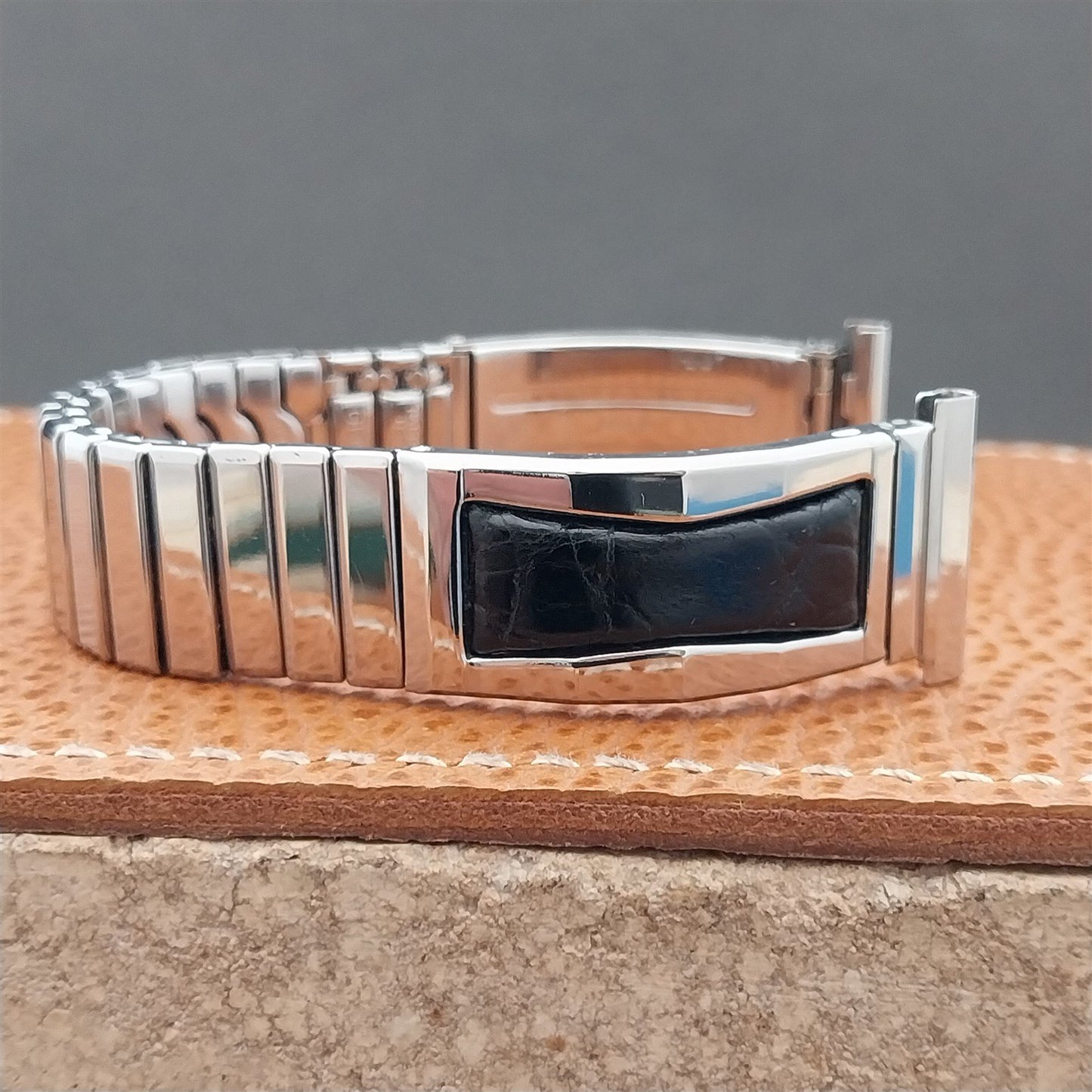 Vintage Gemex Baron 19mm 18mm 16mm Stainless Steel Unused NOS 1950s Watch Band