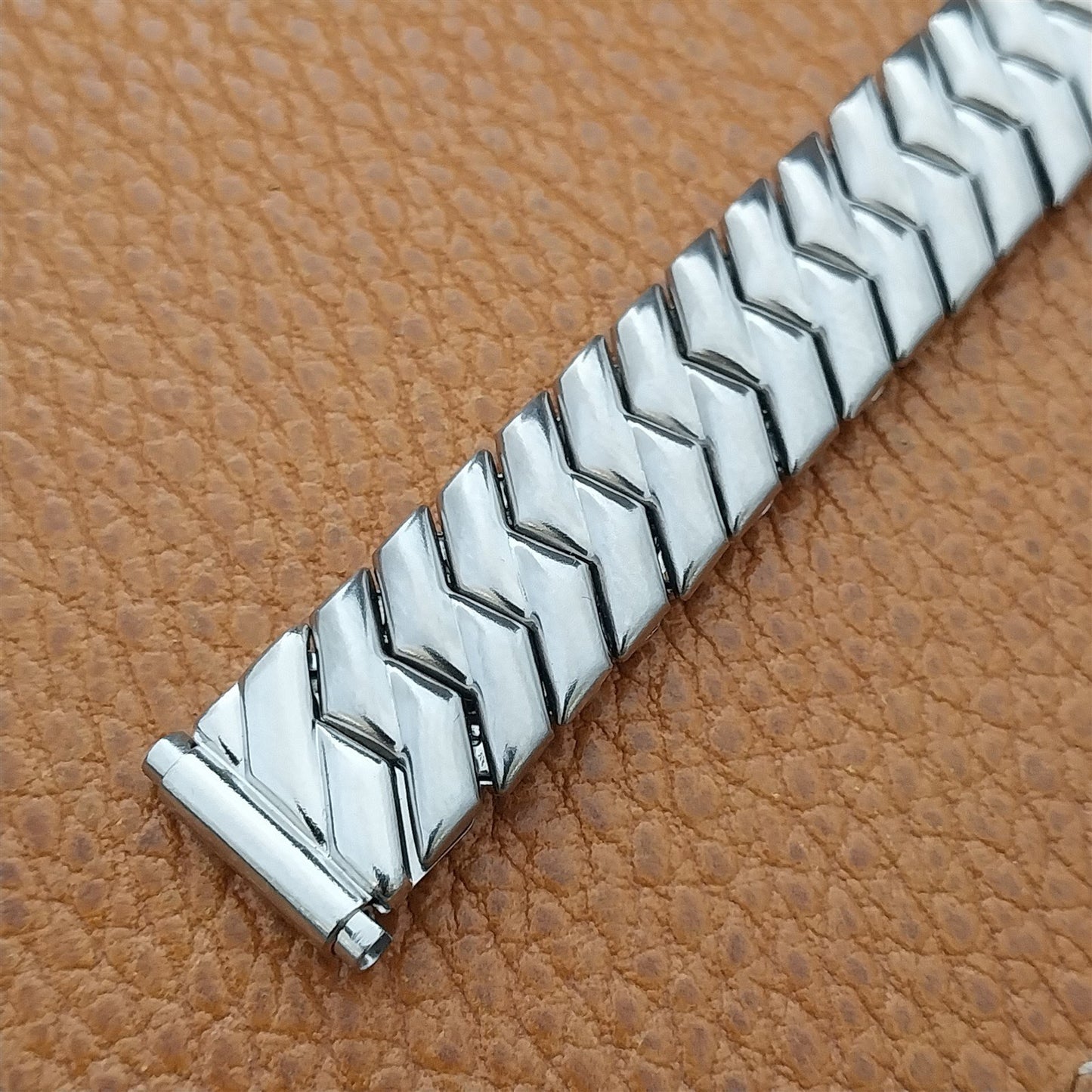 Vintage Elgin Hadley Plymouth 1950s Stainless Steel Unused Classic Watch Band