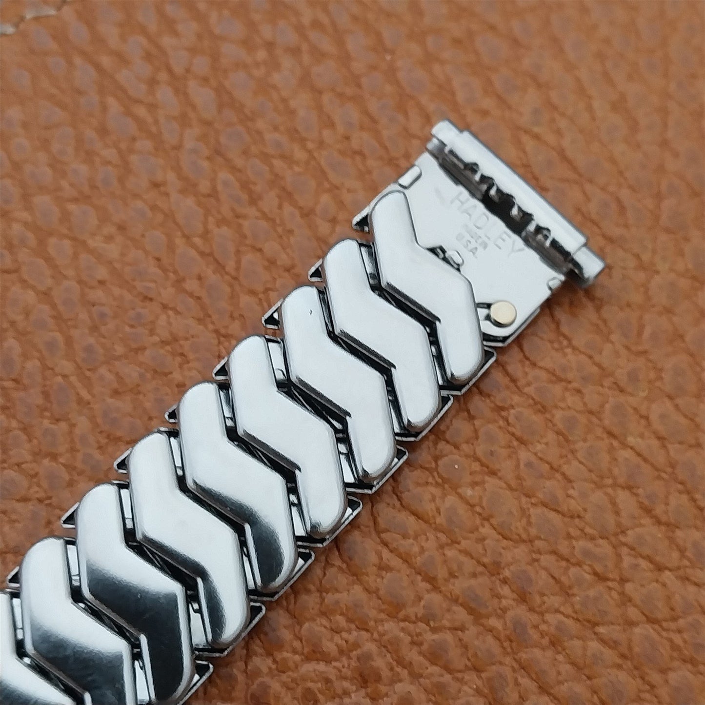 Vintage Elgin Hadley Plymouth 1950s Stainless Steel Unused Classic Watch Band
