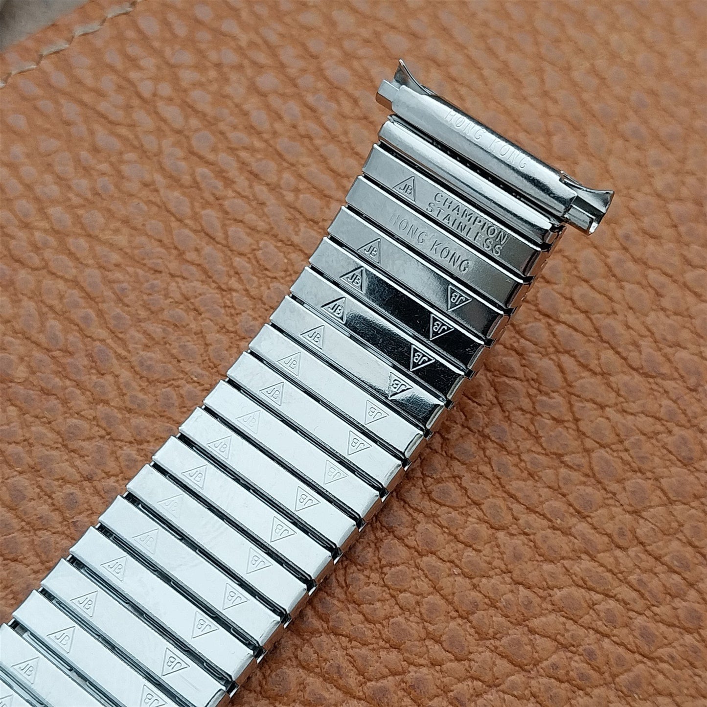 JB Champion Short Stainless Expansion 1970s Vintage Watch Band 18mm 19mm 20mm