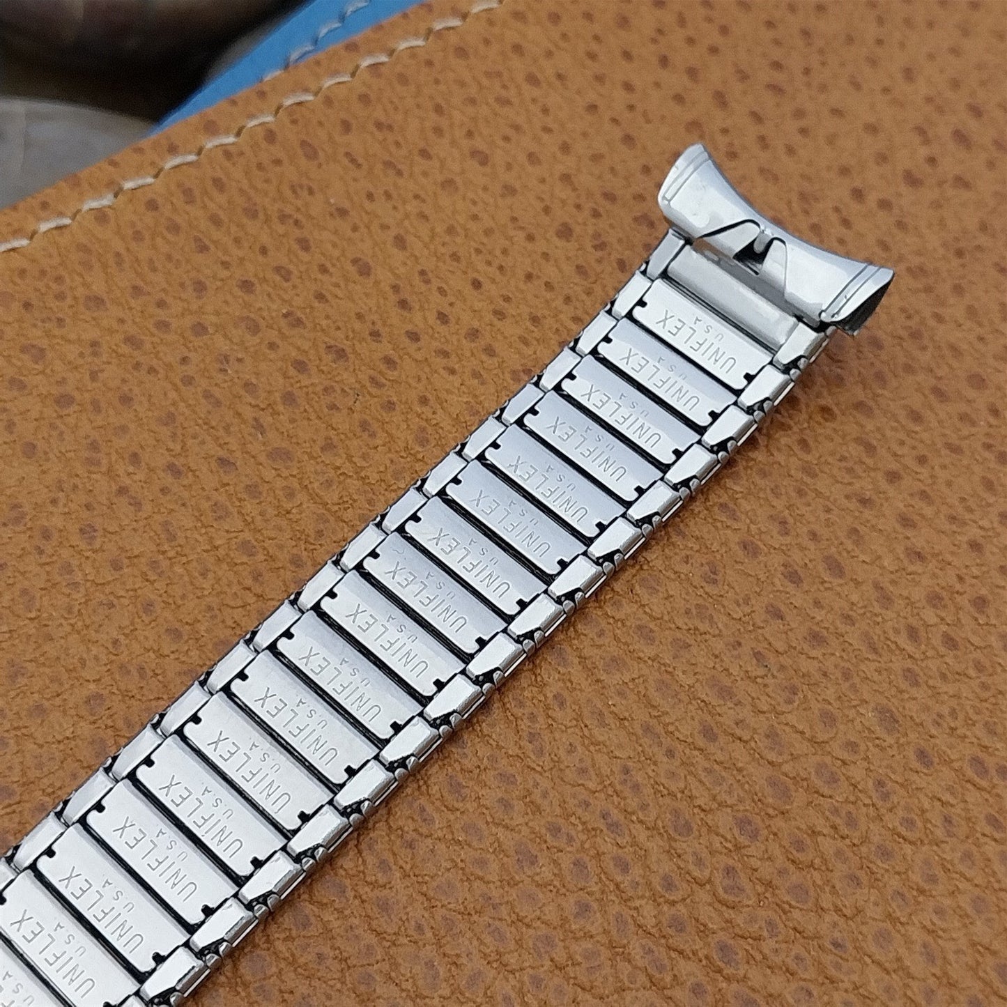 18mm 16mm Stainless Steel Uniflex USA Slim Expansion New nos Vintage Watch Band