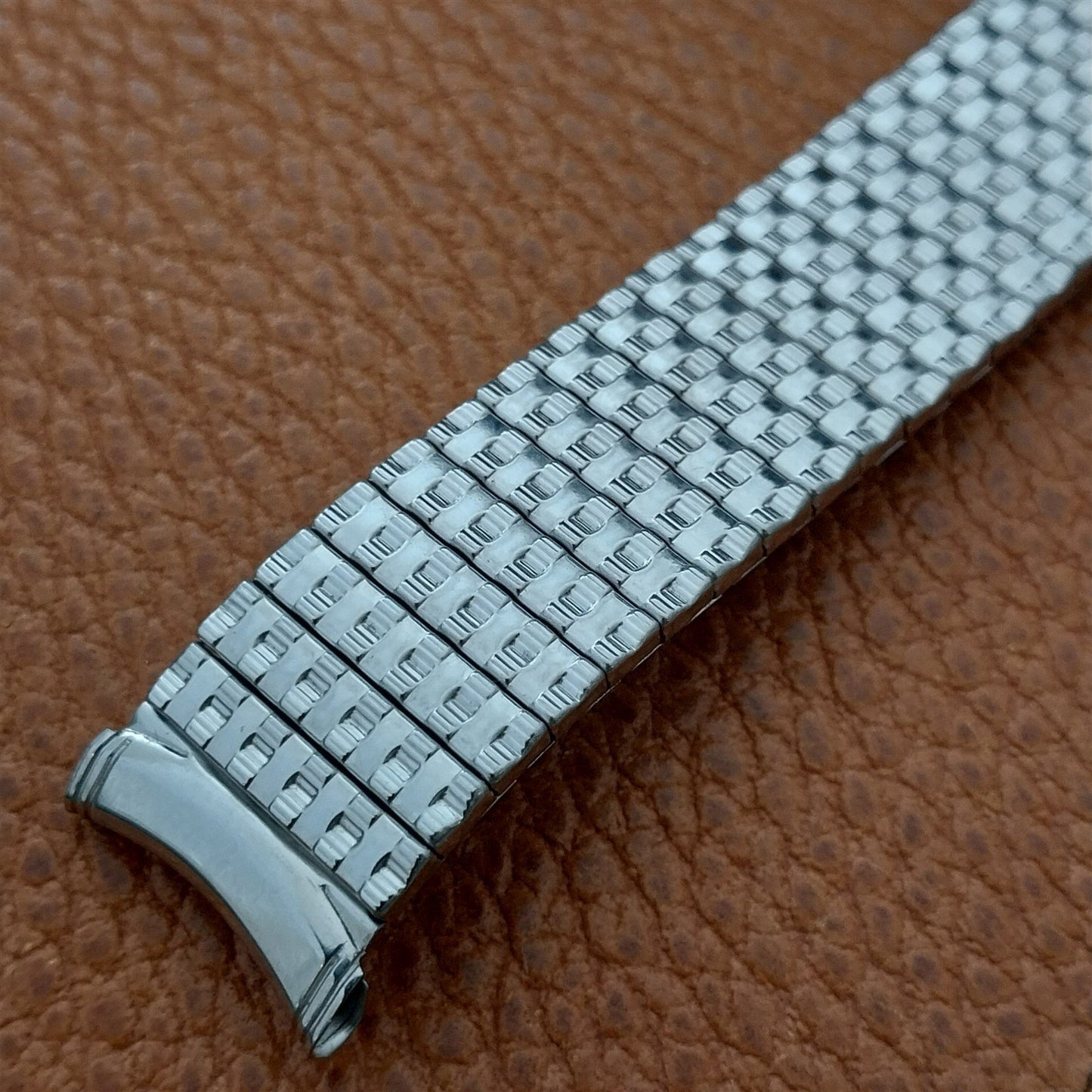 Long Kreisler 19mm 18mm 17mm Stainless Steel Unused 1960s Vintage Watch Band