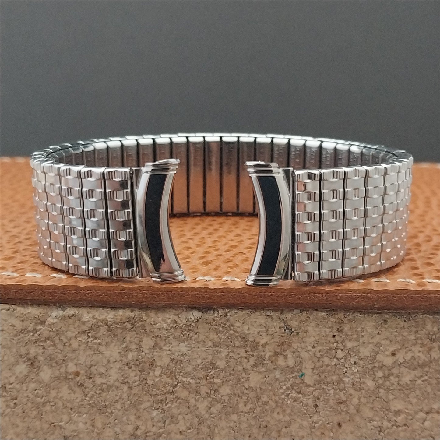 Long Kreisler 19mm 18mm 17mm Stainless Steel Unused 1960s Vintage Watch Band