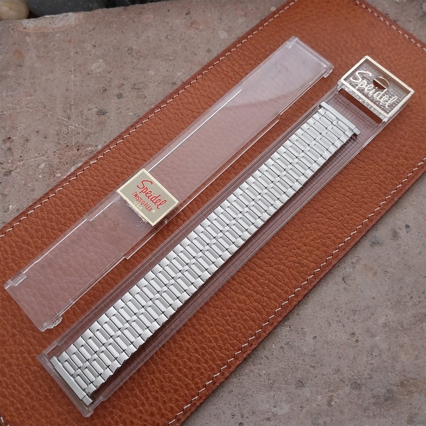 17mm 20mm 22mm Speidel Stainless Steel Classic Stretch Unused Watch Band