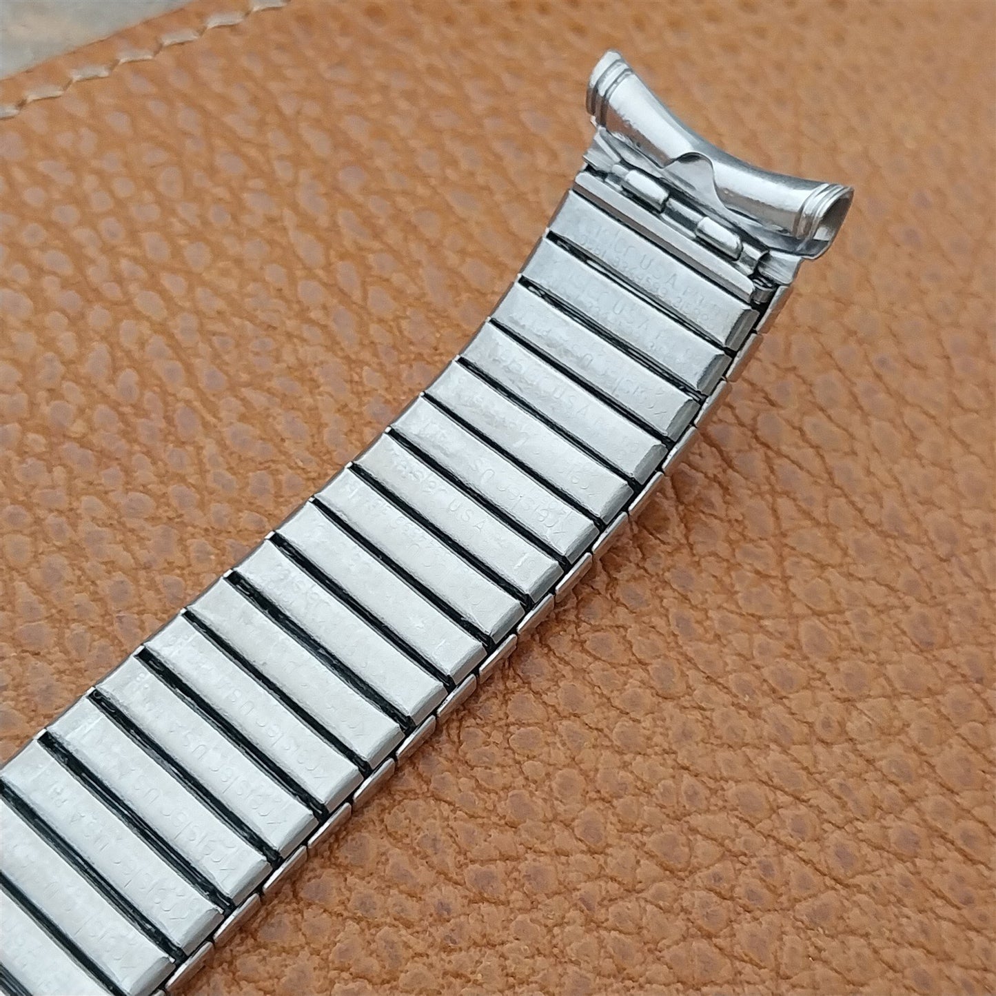 19mm 17mm Vintage Kreisler White Gold RGP Classic Stretch Unused Watch Band