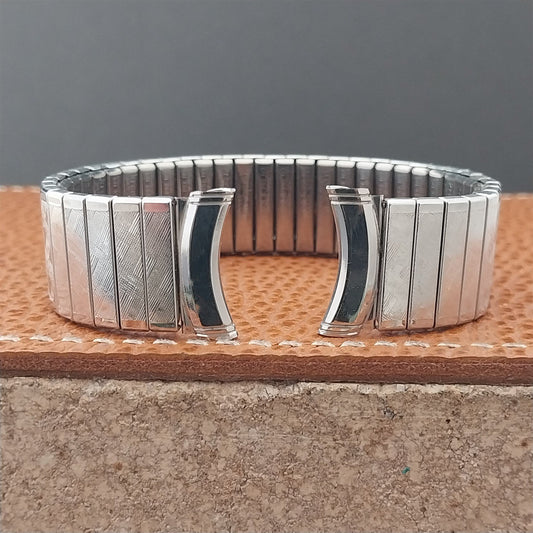 19mm 17mm Vintage Kreisler White Gold RGP Classic Stretch Unused Watch Band