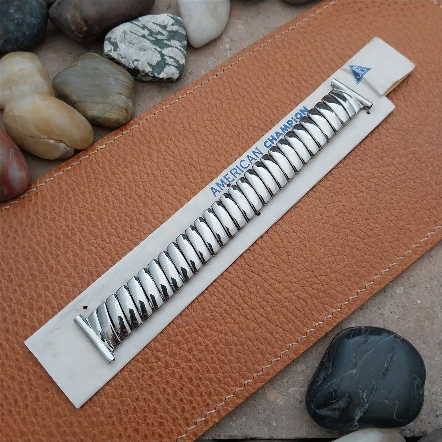 19mm 18mm 16mm Stainless JB American Champion Unused 1940s Vintage Watch Band