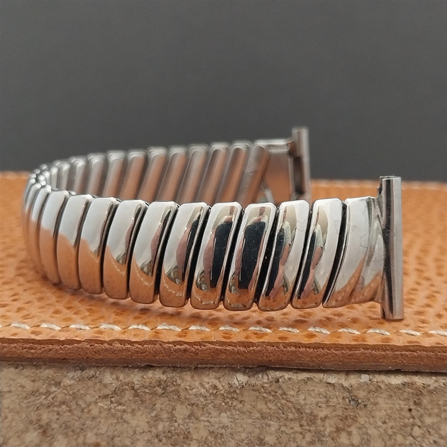 19mm 18mm 16mm Stainless JB American Champion Unused 1940s Vintage Watch Band