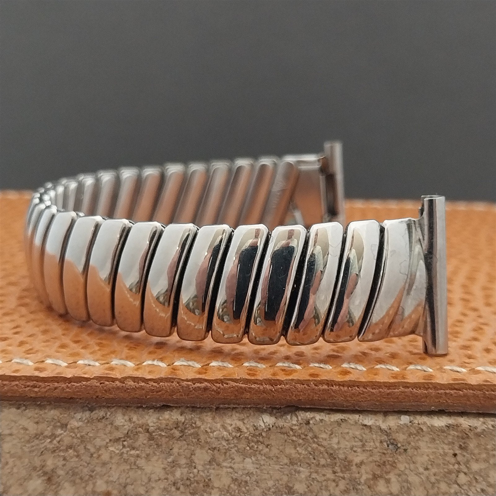 19mm 18mm 16mm Stainless JB American Champion Unused 1940s Vintage Watch Band