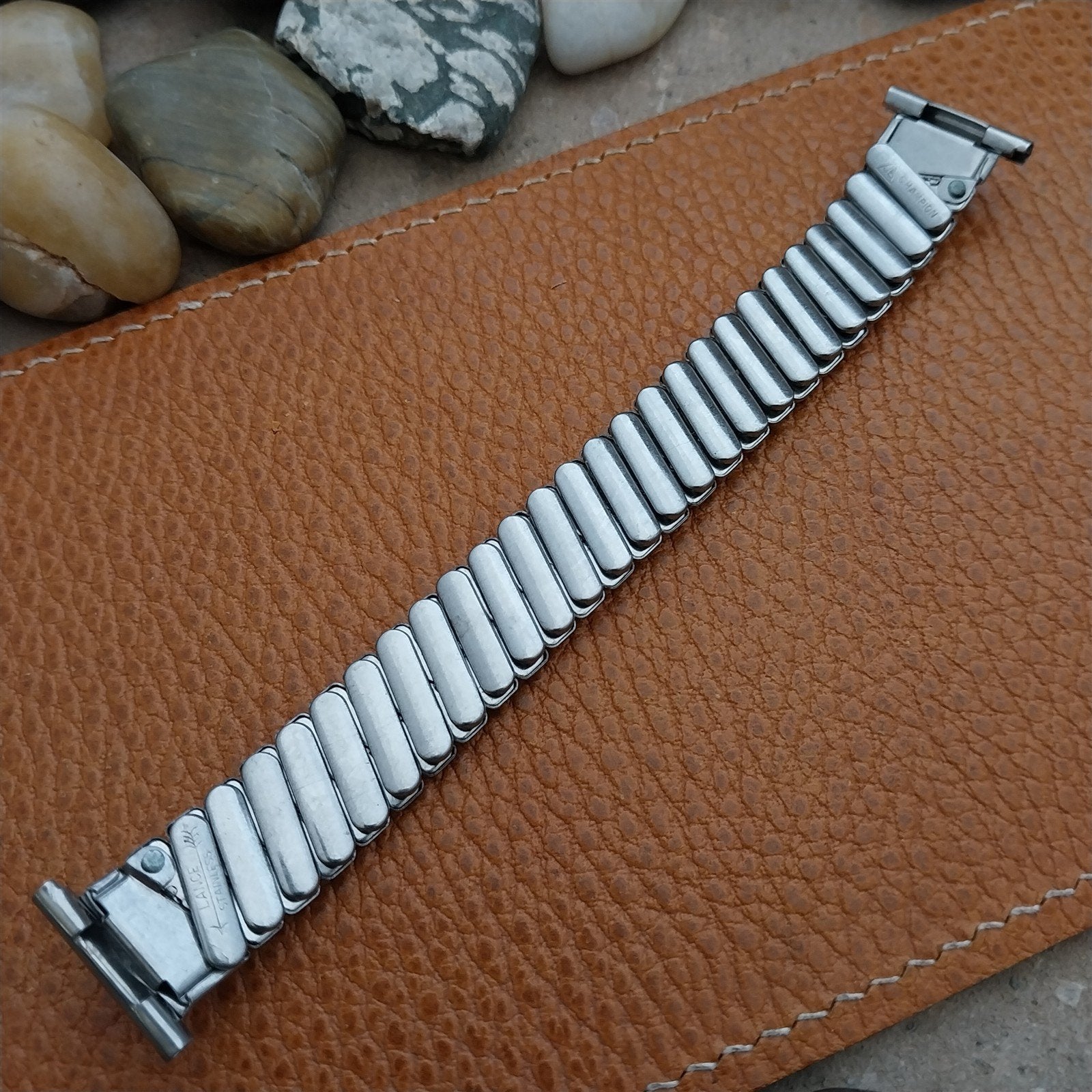 19mm 18mm 16mm Stainless JB American Champion Unused 1940s Vintage Watch Band