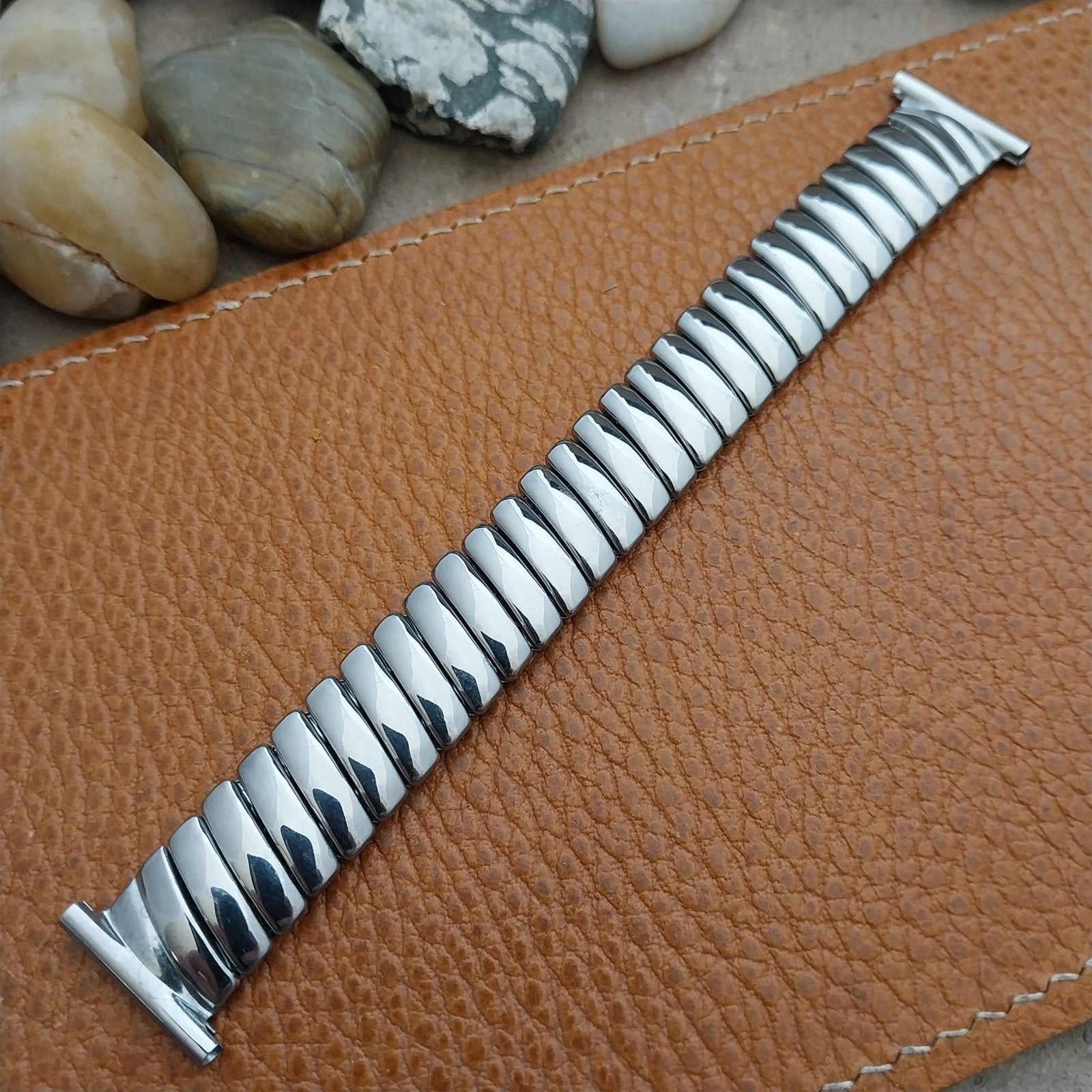 19mm 18mm 16mm Stainless JB American Champion Unused 1940s Vintage Watch Band